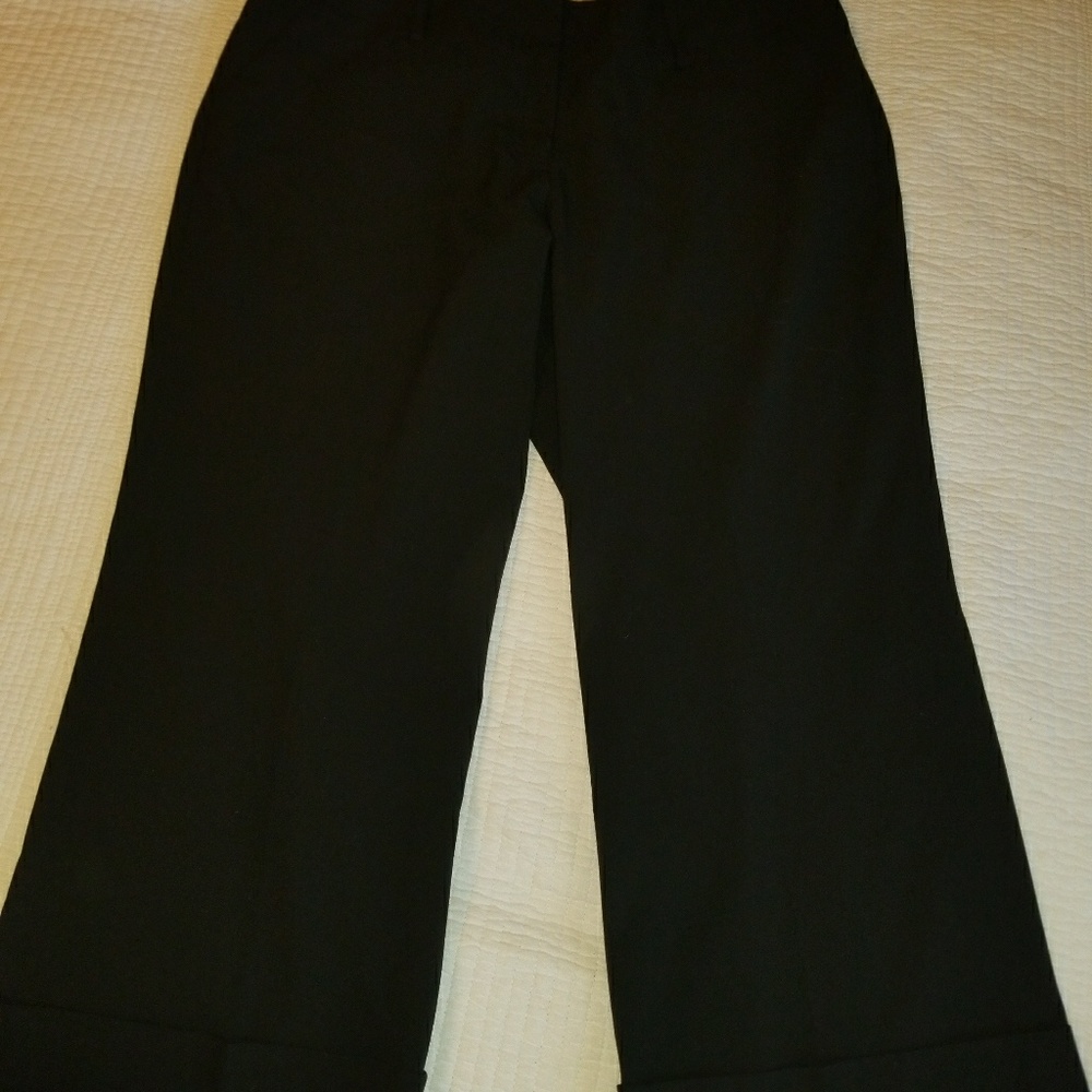 Michael Kors - Black Cropped Cuffed Capris